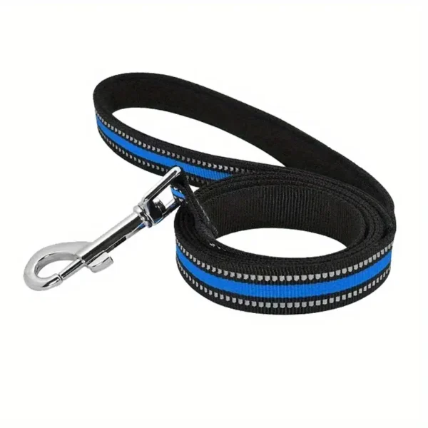 Blue Stripe Dog Lead