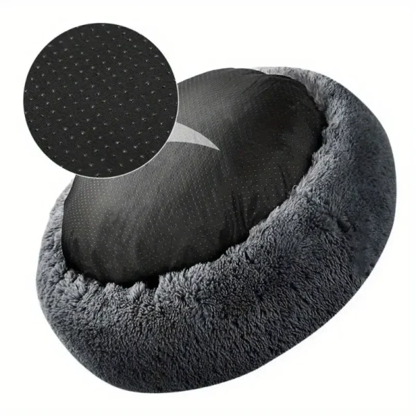 Dog Donut Bed - Brown - Image 2