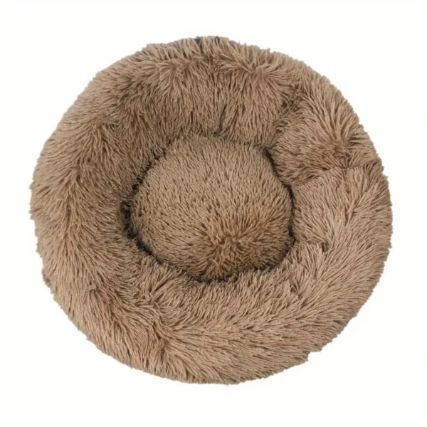 Dog Donut Bed - Brown