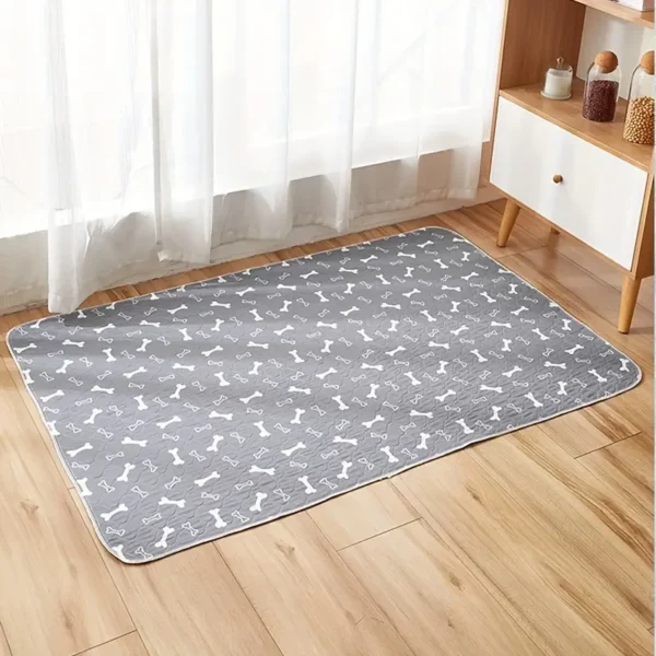 Reusable Dog Wee Mats - Grey Bone