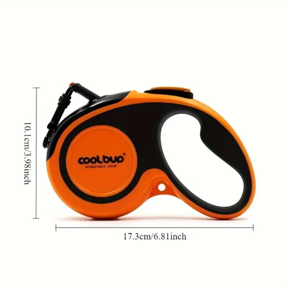 Orange Retractable Dog Lead - Image 2