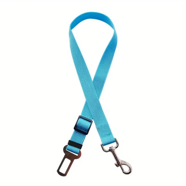 Sky Blue Dog Seat Belt